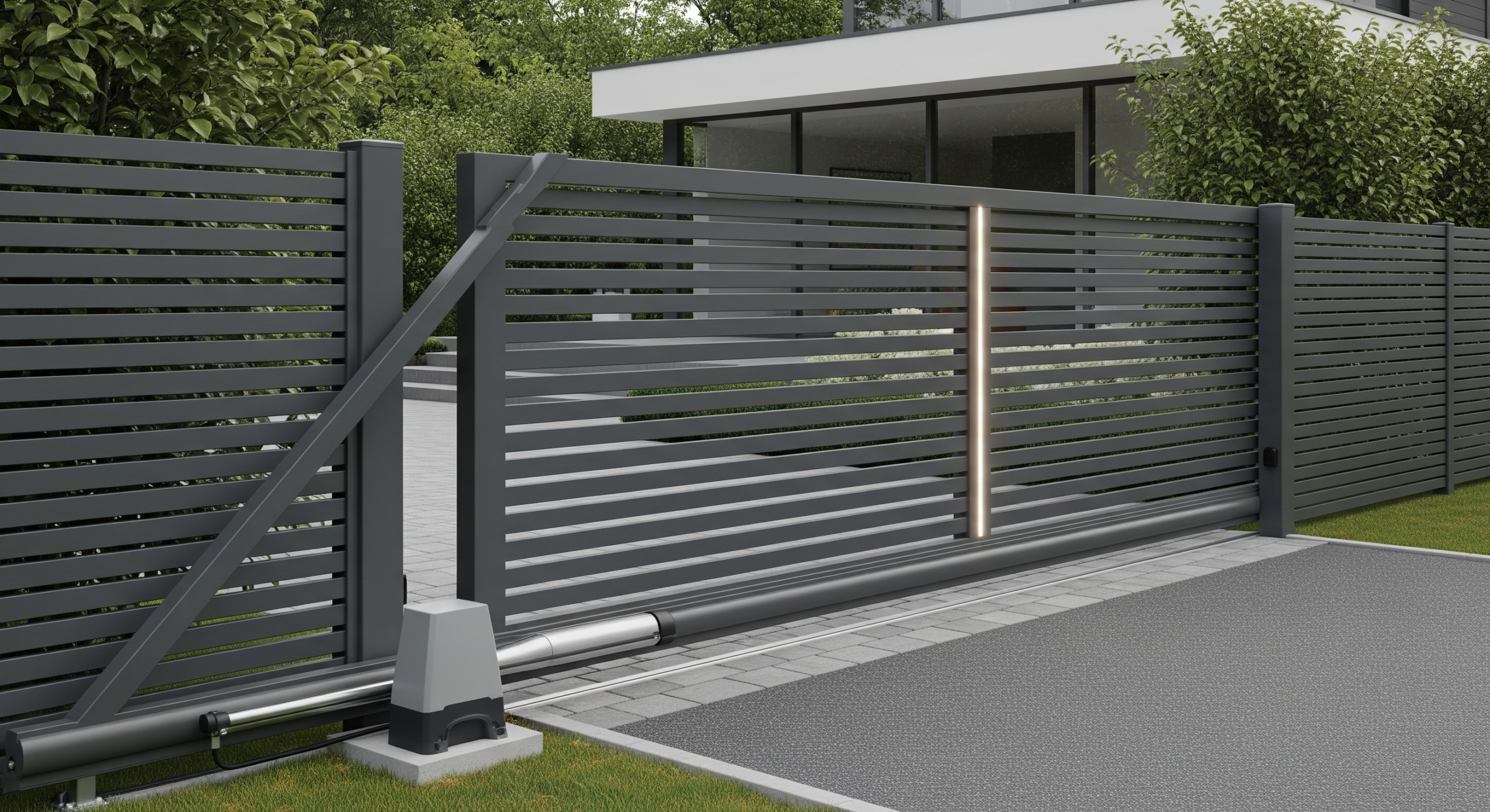 Motor Cửa Cổng Mở Tự Dạng Lùa