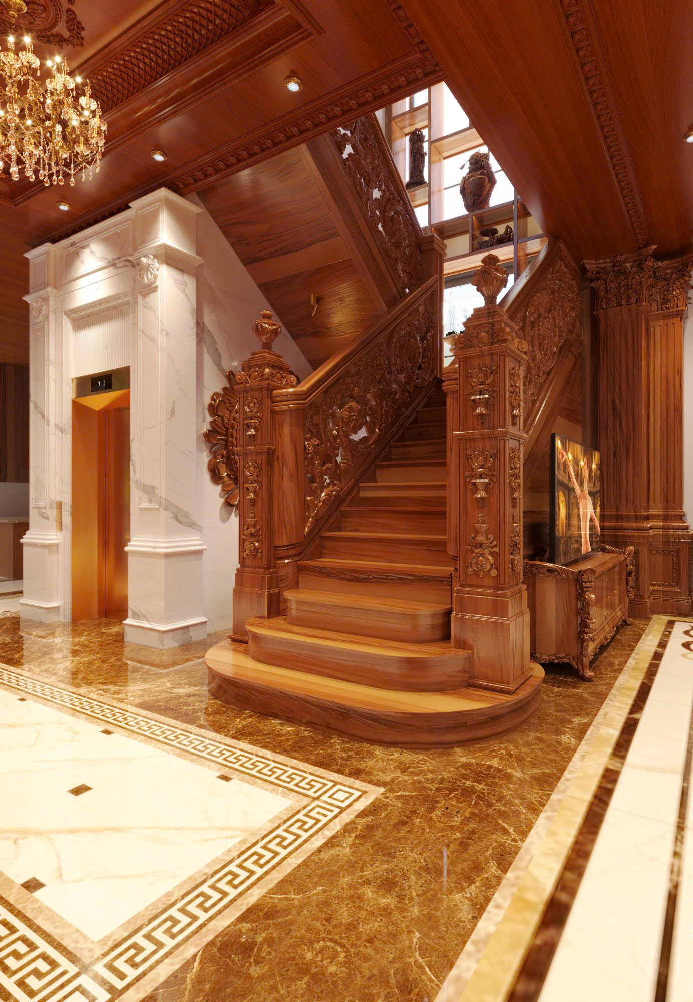 Biệt Thự Cổ Điển Thông Minh Lâm Đồng