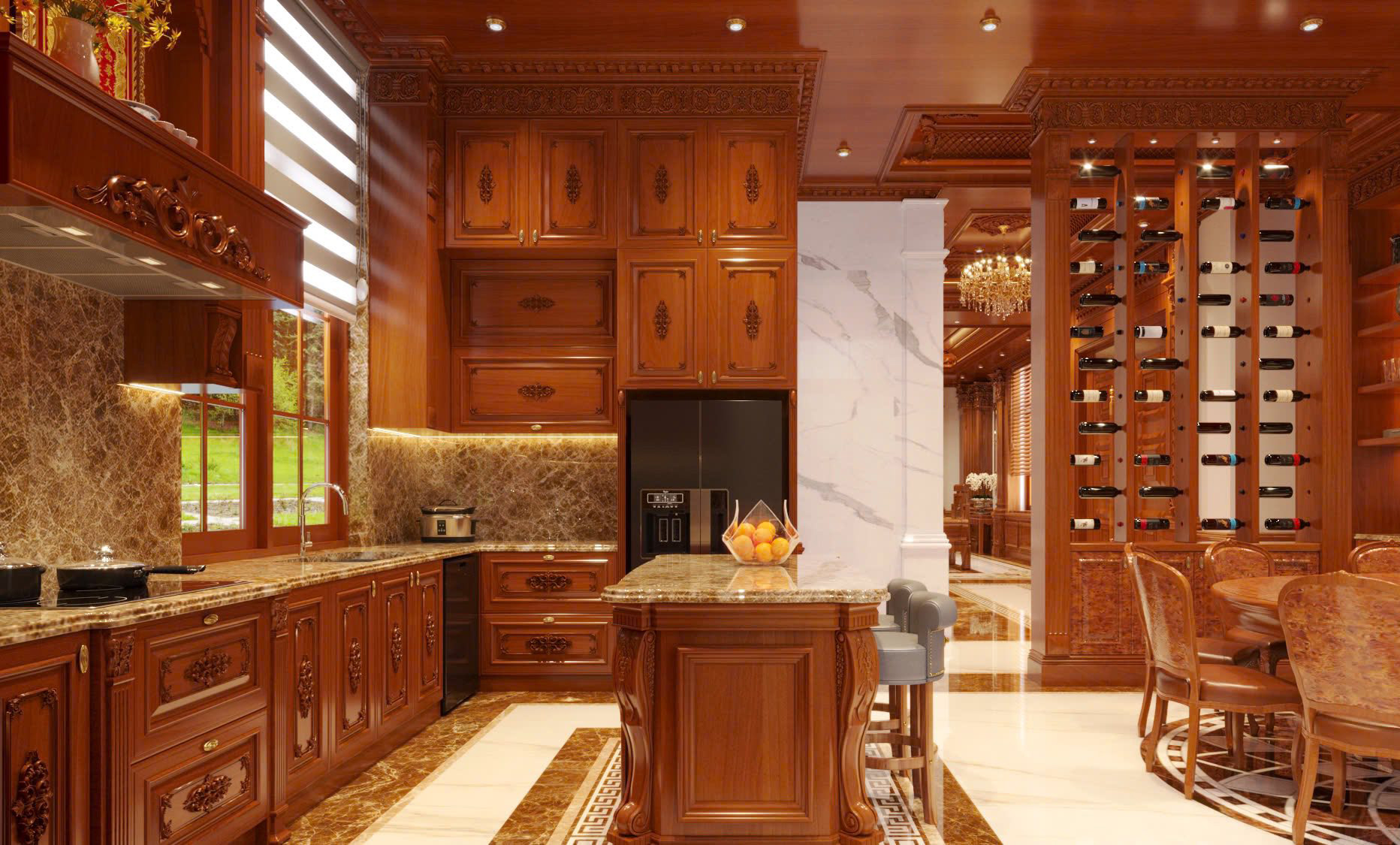 Biệt Thự Cổ Điển Thông Minh Lâm Đồng