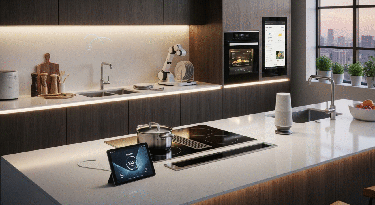 Khám Phá 4 Công Nghệ Nhà Bếp Thông Minh và Tự Động Hóa Toàn Diện