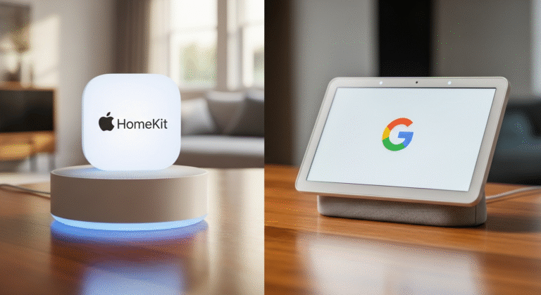 Apple HomeKit và Google Home Apple HomeKit và Google Home