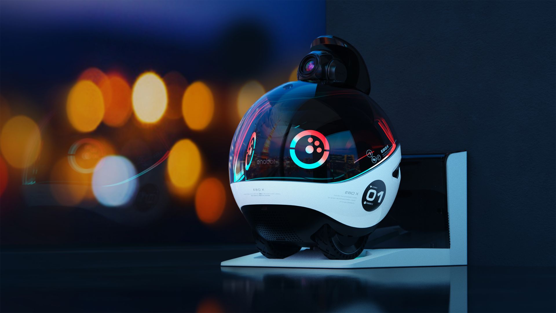 Robot Camera Di Chuyển Xung Quanh Nhà