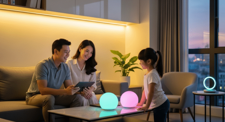 gia đình cùng đèn thông minh smart light gia đình cùng đèn thông minh smart light