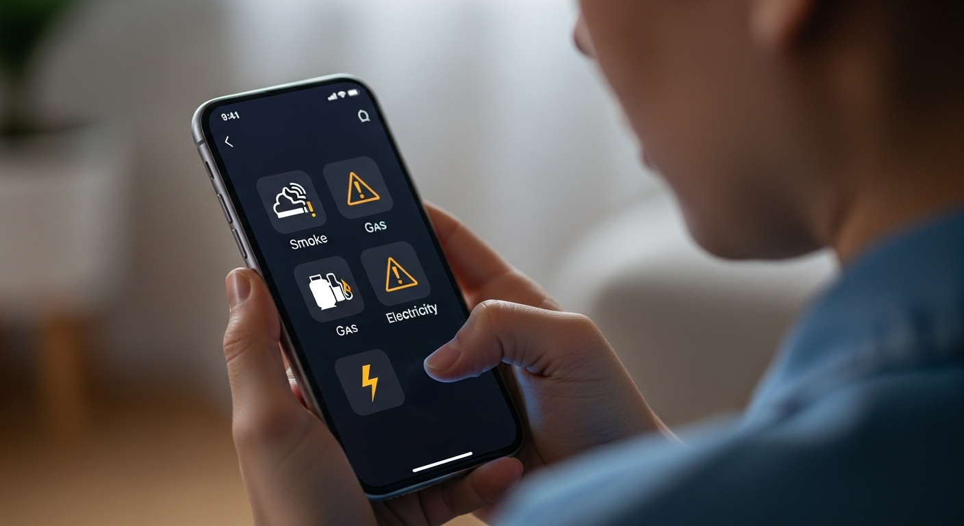 giám sát phòng cháy qua smart home