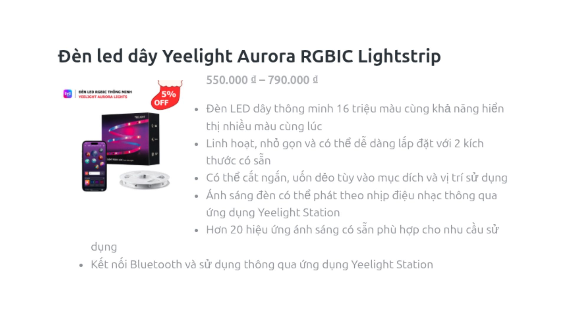 so sánh led philips và yeelight