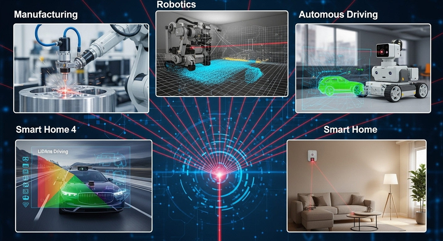 tầm quan trọng của cảm biến laser