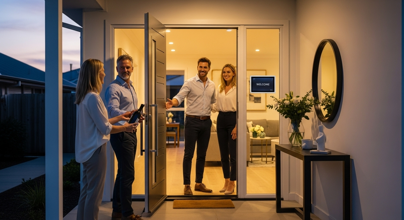 Kịch Bản: Đón Khách ăn tối tại nhà cho smarthome