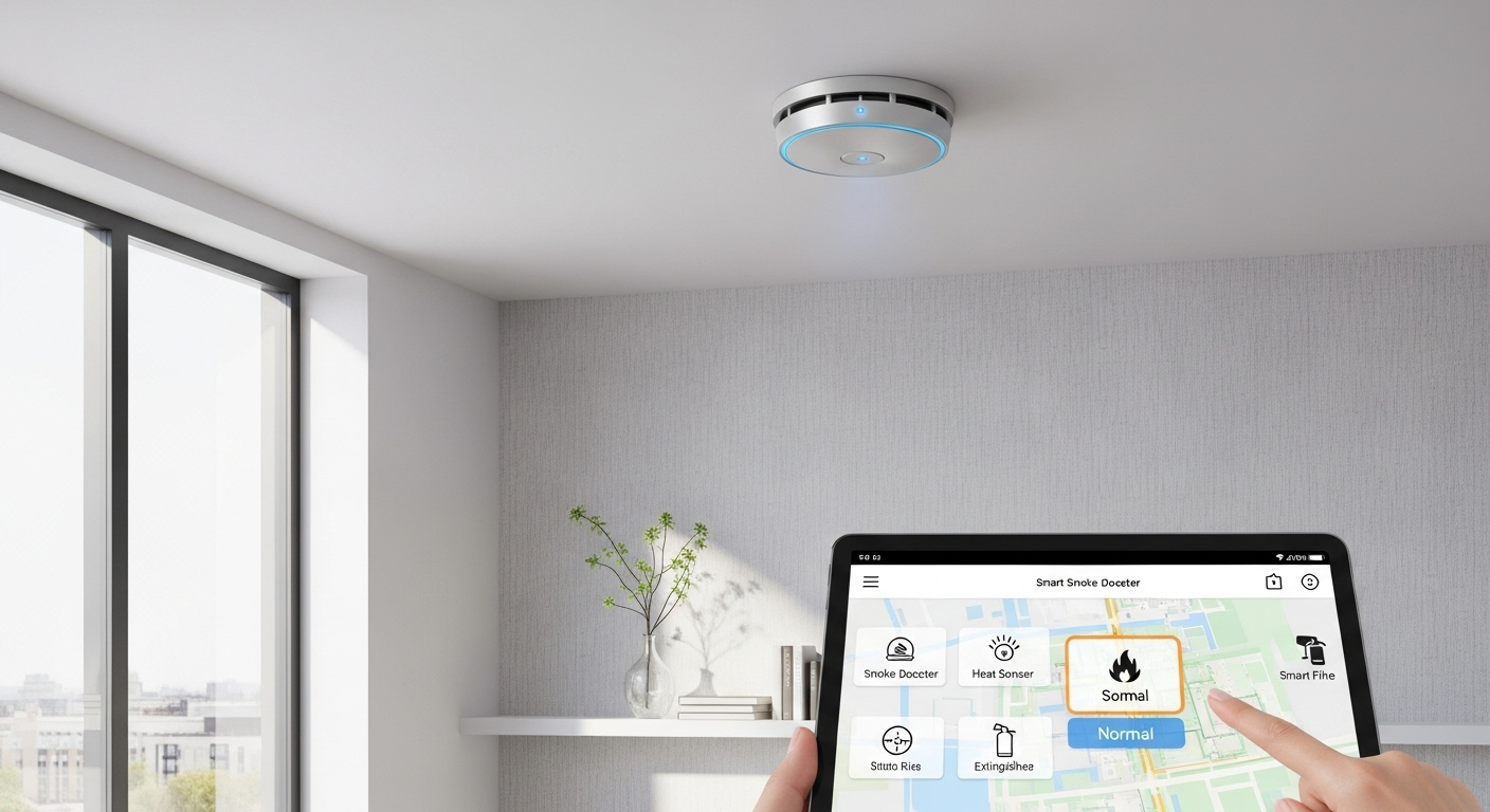 Cảm biến báo khói và Phòng cháy thông minh