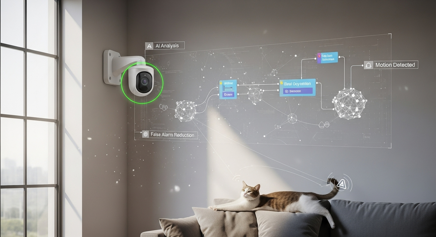 Trí Tuệ Nhân Tạo (AI) Giảm Thiểu Báo Động Giả của Camera trong nhà