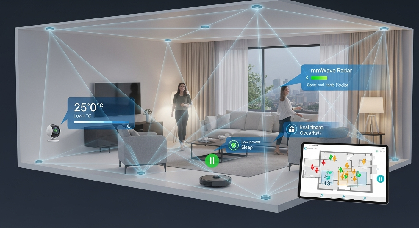 Ứng dụng đột phá của Sóng mmWave Radar trong Smart Home