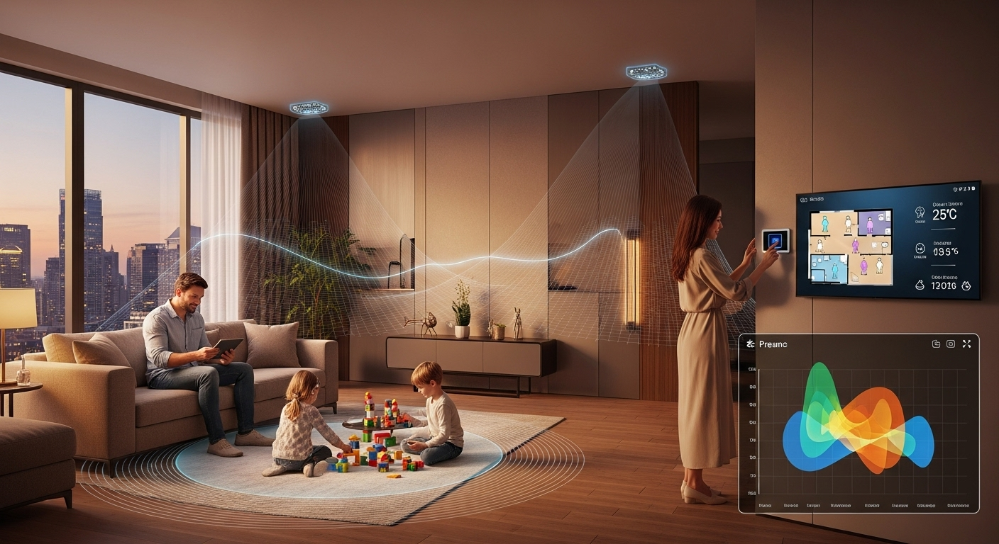 Sóng mmWave Radar Ứng dụng trong Smart Home Cao cấp