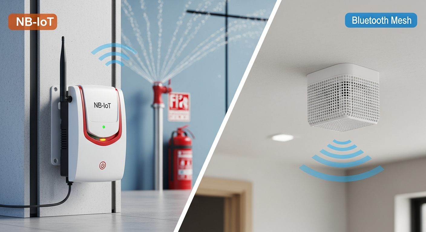 hiết Bị Báo Cháy Không Dây: Công Nghệ NB-IoT và Bluetooth Mesh