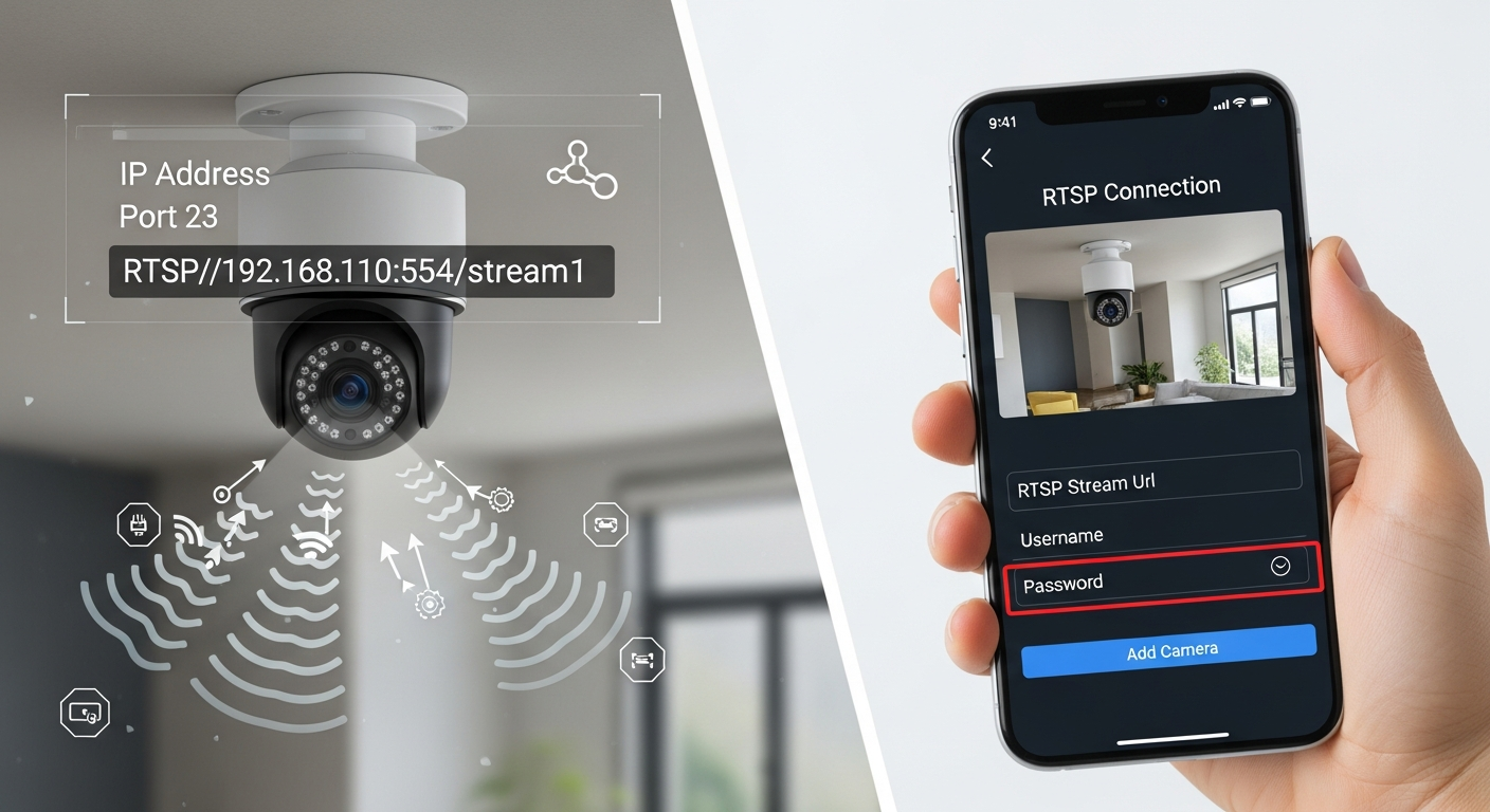 RTSP thiết lập kết nối giữa Camera IP và thiết bị di động