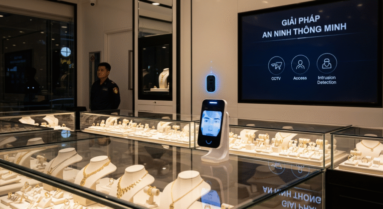 Giải pháp An ninh Thông minh cho Tiệm vàng Giải pháp An ninh Thông minh cho Tiệm vàng