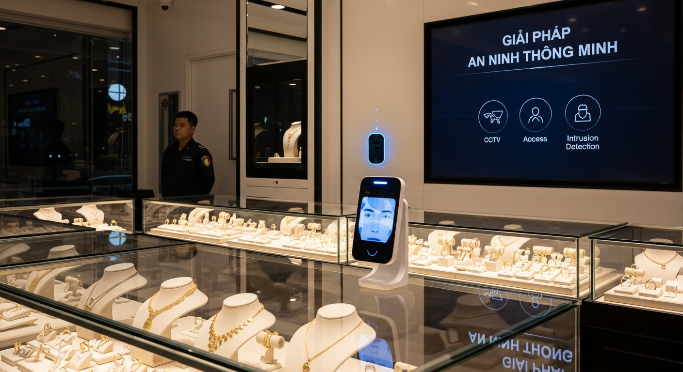 Giải pháp An ninh Thông minh cho Tiệm vàng
