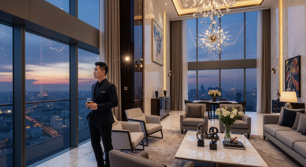 Penthouse Smarthome Triệu Đô